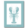 Homard Affiche Bleue Claire