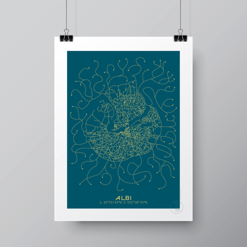 Albi Affiche Plan