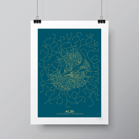 Albi Affiche Plan