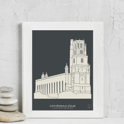 Cathédrale d'Albi Affiche