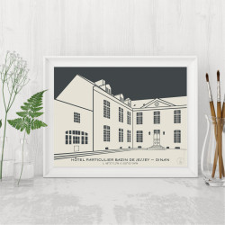 Hôtel Particulier Bazin de Jessey Dinan Affiche