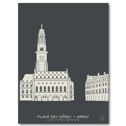 Place des Héros Arras Affiche