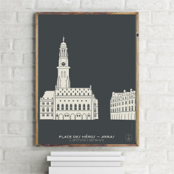Place des Héros Arras Affiche