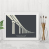 Pont de l'île de Ré Affiche