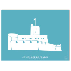 Sémaphore de Fouras Affiche