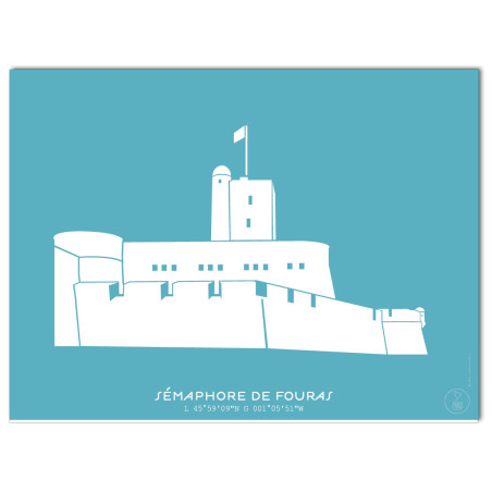 Sémaphore de Fouras Affiche