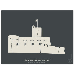 Sémaphore de Fouras Affiche