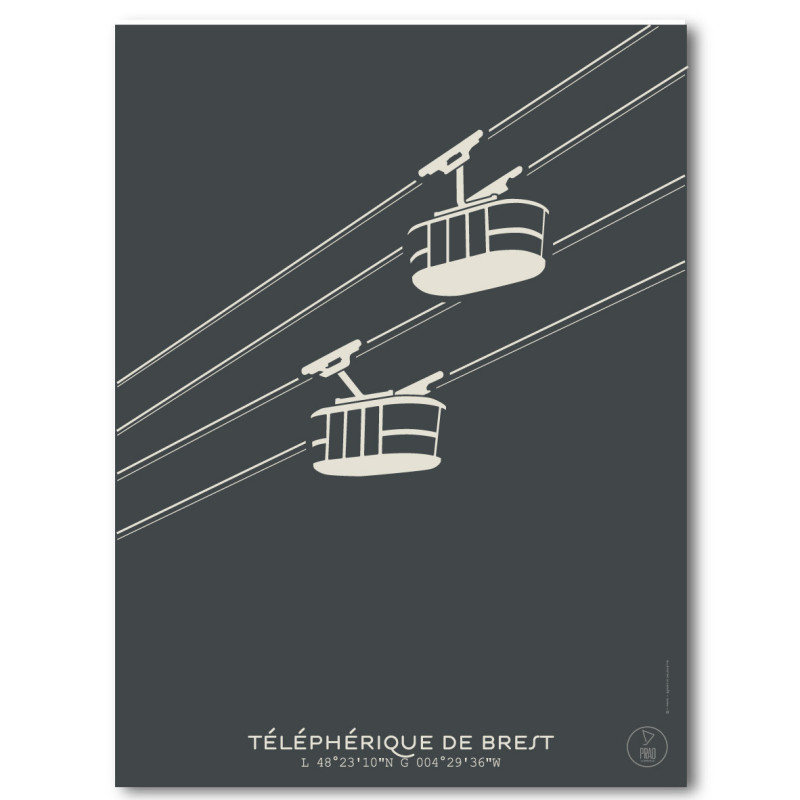 Téléphérique de Brest Affiche