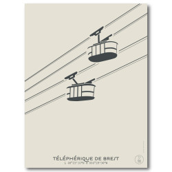 Téléphérique de Brest Affiche