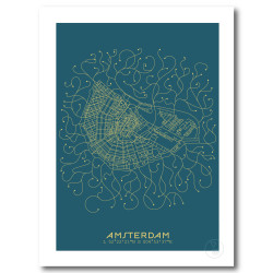 Amsterdam Affiche Plan