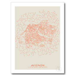 Avignon Affiche Plan