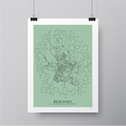 Beauvais Affiche Plan