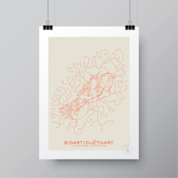 Bidart/Guéthary Affiche Plan
