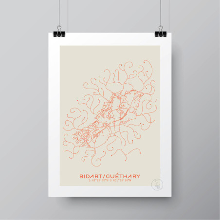 Bidart/Guéthary Affiche Plan