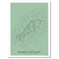 Bidart/Guéthary Affiche Plan