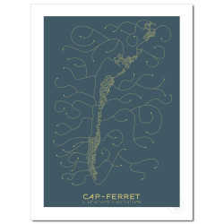 Cap Ferret Affiche Plan