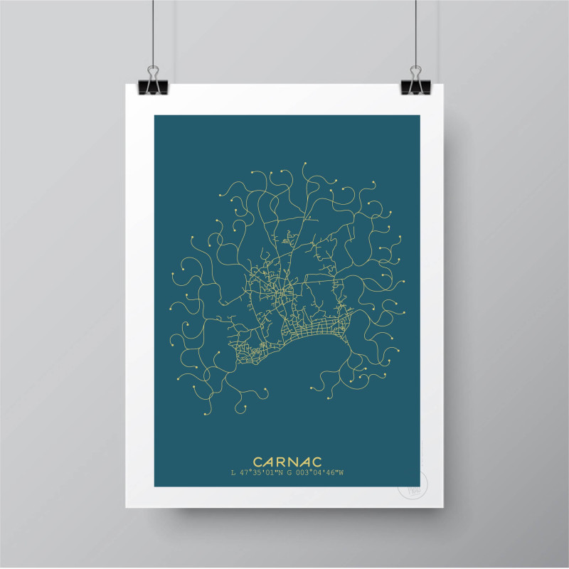 Carnac Affiche Plan