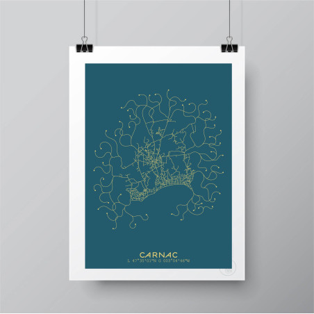 Carnac Affiche Plan