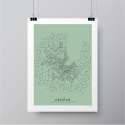 Genève Affiche Plan