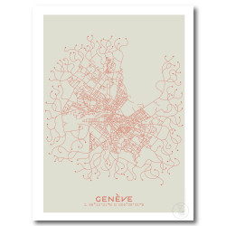 Genève Affiche Plan