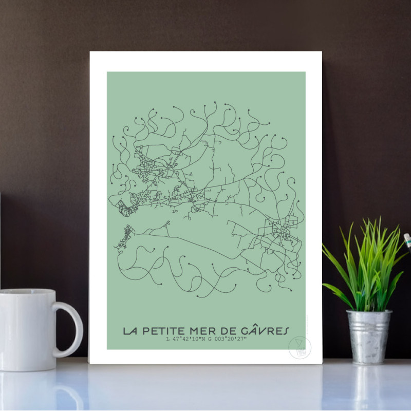 La Petite Mer de Gâvres Affiche Plan