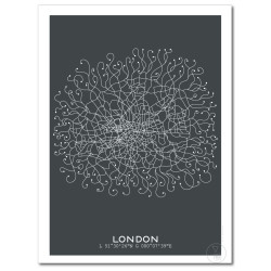 Londres Affiche Plan