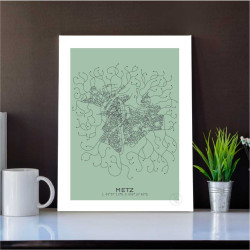 Metz Affiche Plan