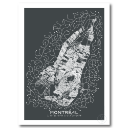 Montréal Affiche Plan