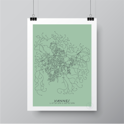 Vannes Affiche Plan