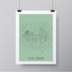 Saint-Tropez Affiche Plan