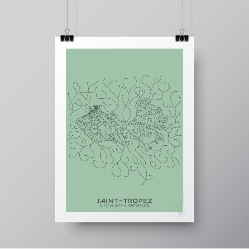 Saint-Tropez Affiche Plan