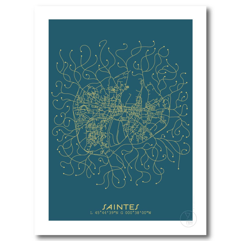 Saintes Affiche Plan