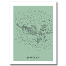 Reykjavik Affiche Plan