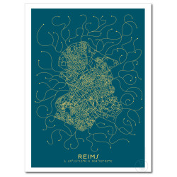 Reims Affiche Plan
