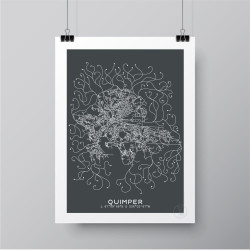 Quimper Affiche Plan