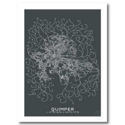 Quimper Affiche Plan