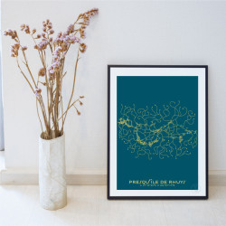 Presqu'île de Rhuys Affiche Plan