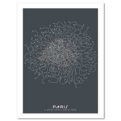 Paris Affiche Plan
