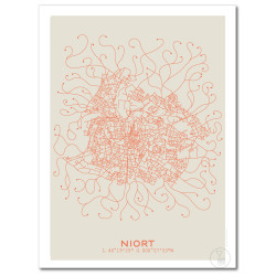 Niort Affiche Plan