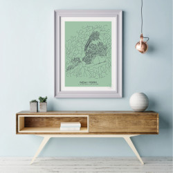 New York Affiche Plan