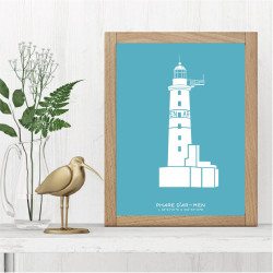 Phare d'Ar-Men Affiche