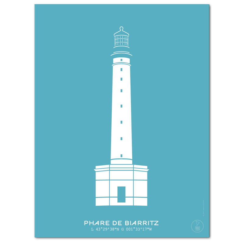 Phare de Biarritz Affiche