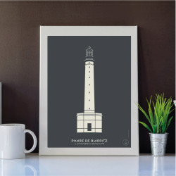 Phare de Biarritz Affiche
