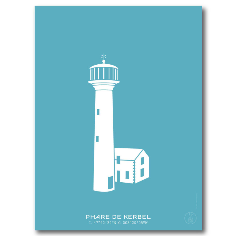 Phare de Kerbel Affiche