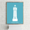 Phare de la Jument Affiche