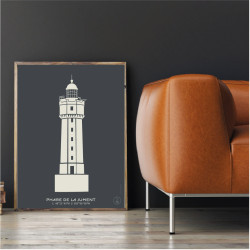 Phare de la Jument Affiche