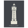 Phare de la Jument Affiche