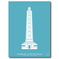 Phare de la Petite Foule Affiche