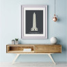 Phare de la Petite Foule Affiche