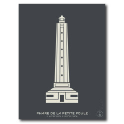 Phare de la Petite Foule Affiche